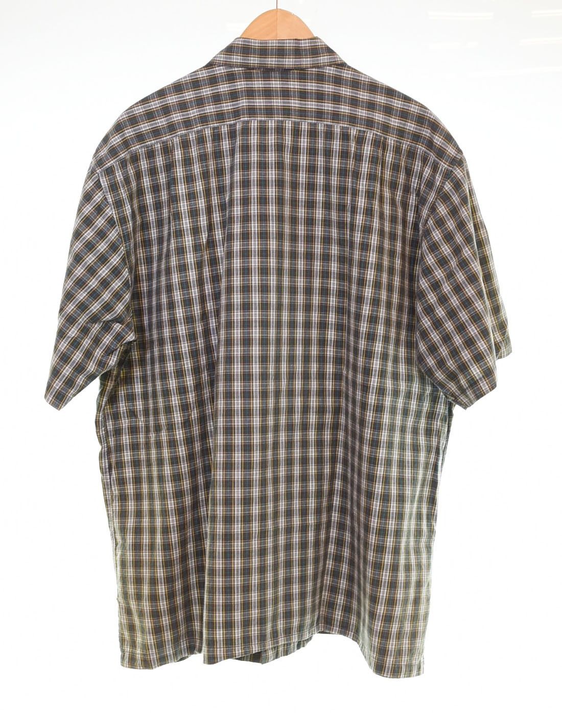 RRL 三つ星　半袖シャツ ダブルアールエル RRL 三ツ星 三つ星 90's チェック シャツ 半袖