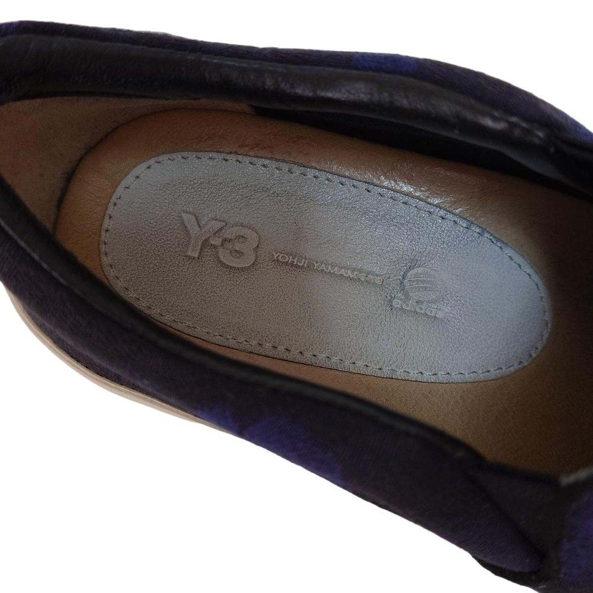 ネイビー×黒×白 コットン