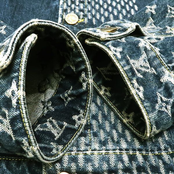 LOUIS VUITTON × NIGO デニムジャケット HJA10WUZC ジャイアントダミエ 