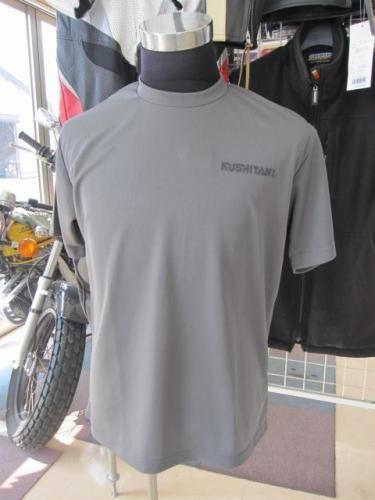 送料込！ クシタニ K1618 富士山ドライTシャツ ダークグレー