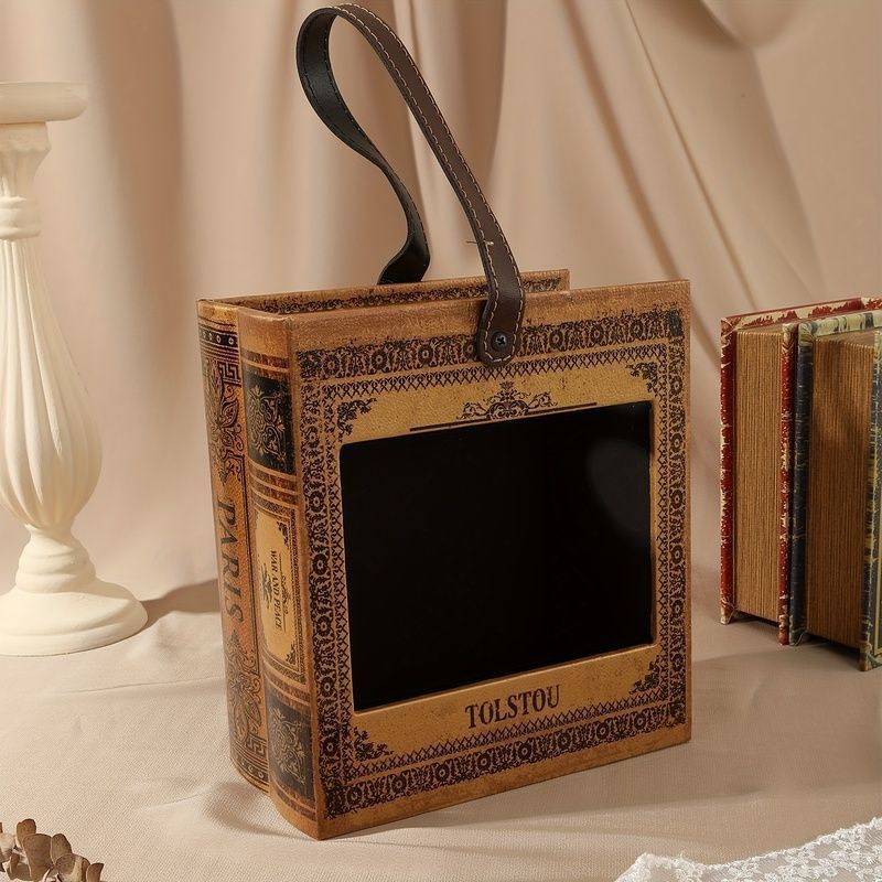 ボトル ケース アンティーク調 ポータブル ギフト ボックス おしゃれ インテリア レトロ ヴィンテージ調 ワイン ラック ブラウン NOJ9843 NEXPOTALLINN_EU