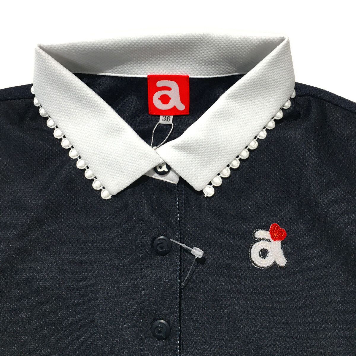 未使用品 レディース アルチビオ archivio ノースリーブ 36(S) 紺系