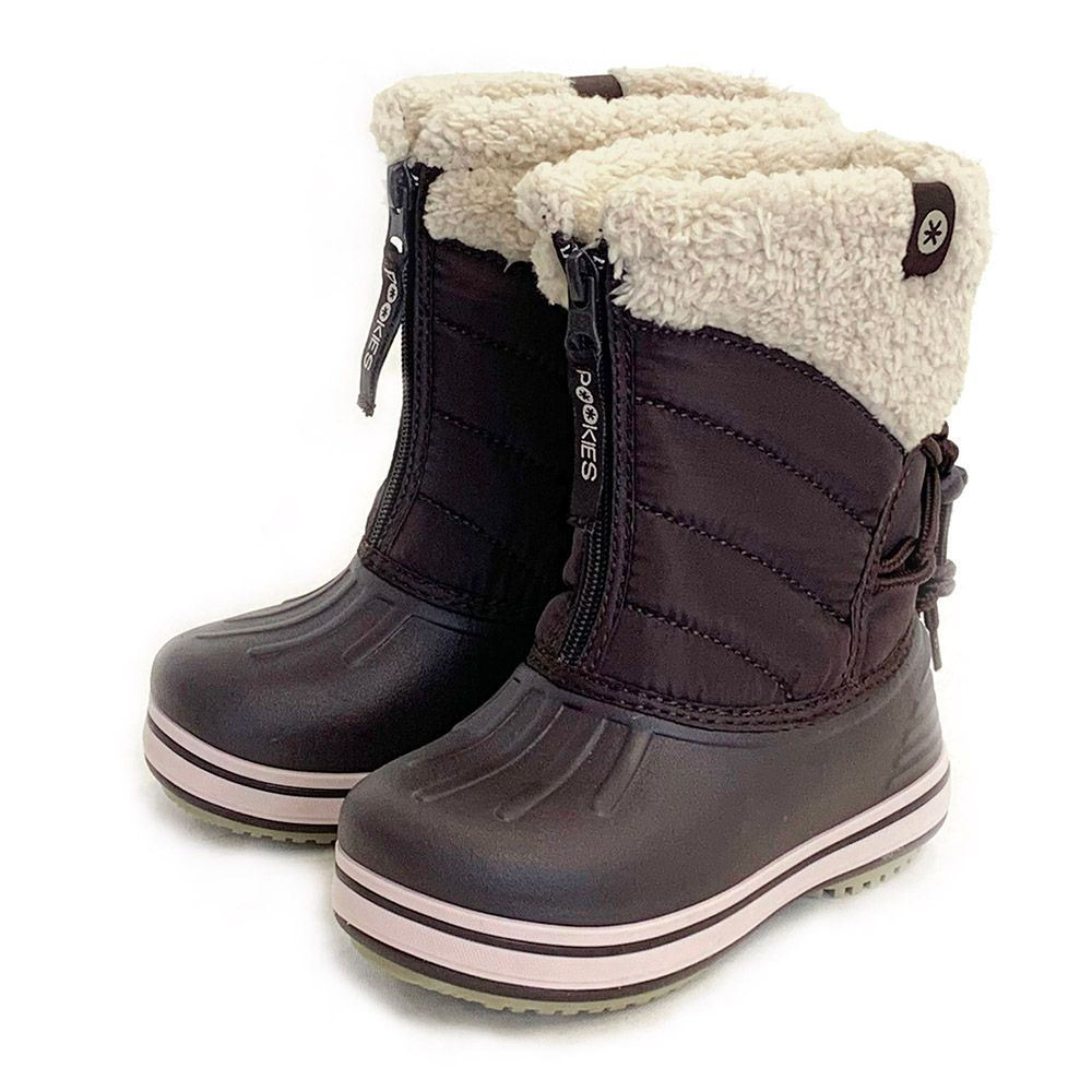 ブラウン  18-19cm  POOKIES プーキーズ キッズ ジュニア スノーブーツ プーキーズ スノーブーツ POOKIES PK-WP700S キッズ ジュニア スノーシューズ レインブーツ ブランド おしゃれ 子供 子ども 男の