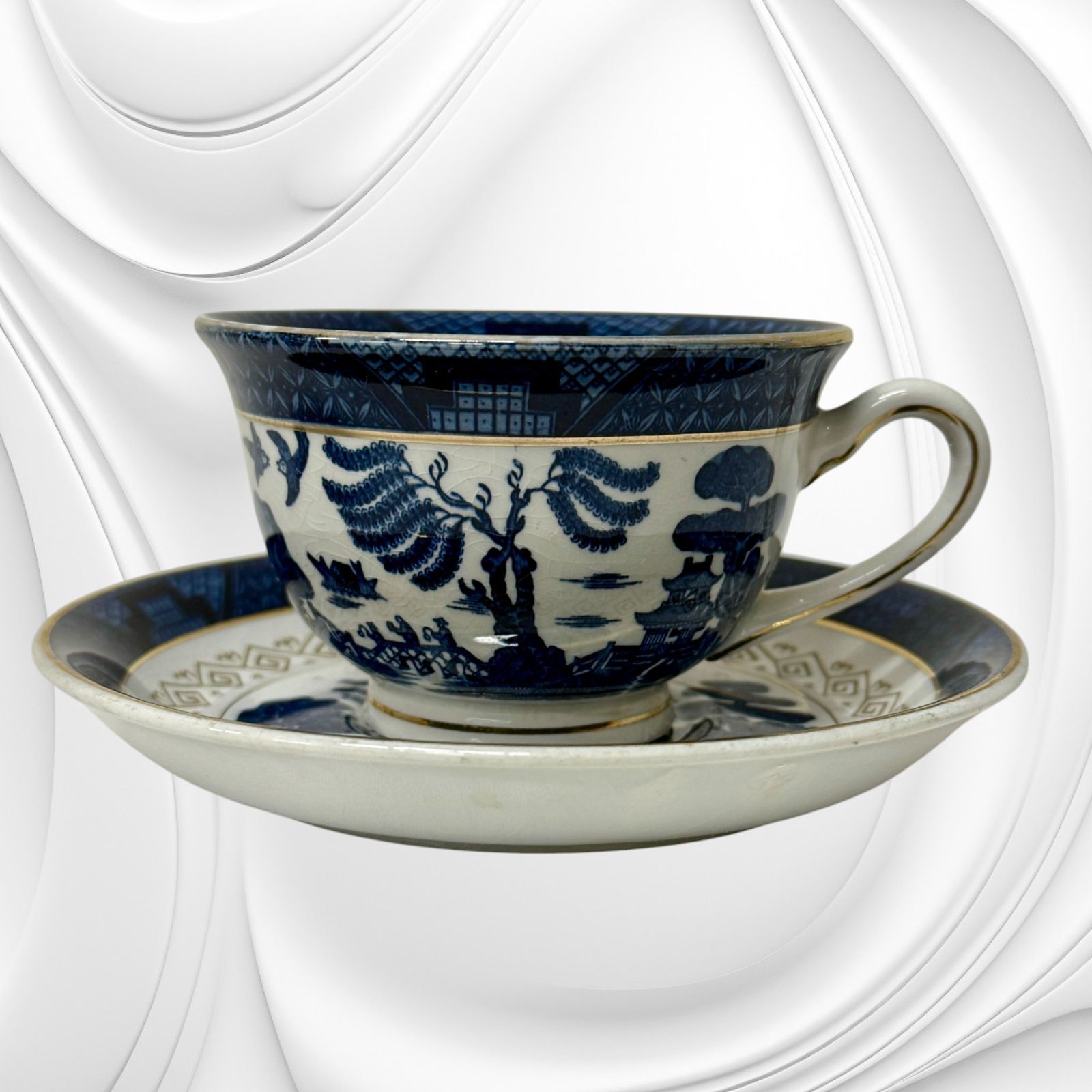 【昭和レトロ】NIKKO ダブルフェニックス カップ&ソーサー 3客セット NIKKO - NIKKO DOUBLE PHOENIX カップ&ソーサー 3客セットの通販
