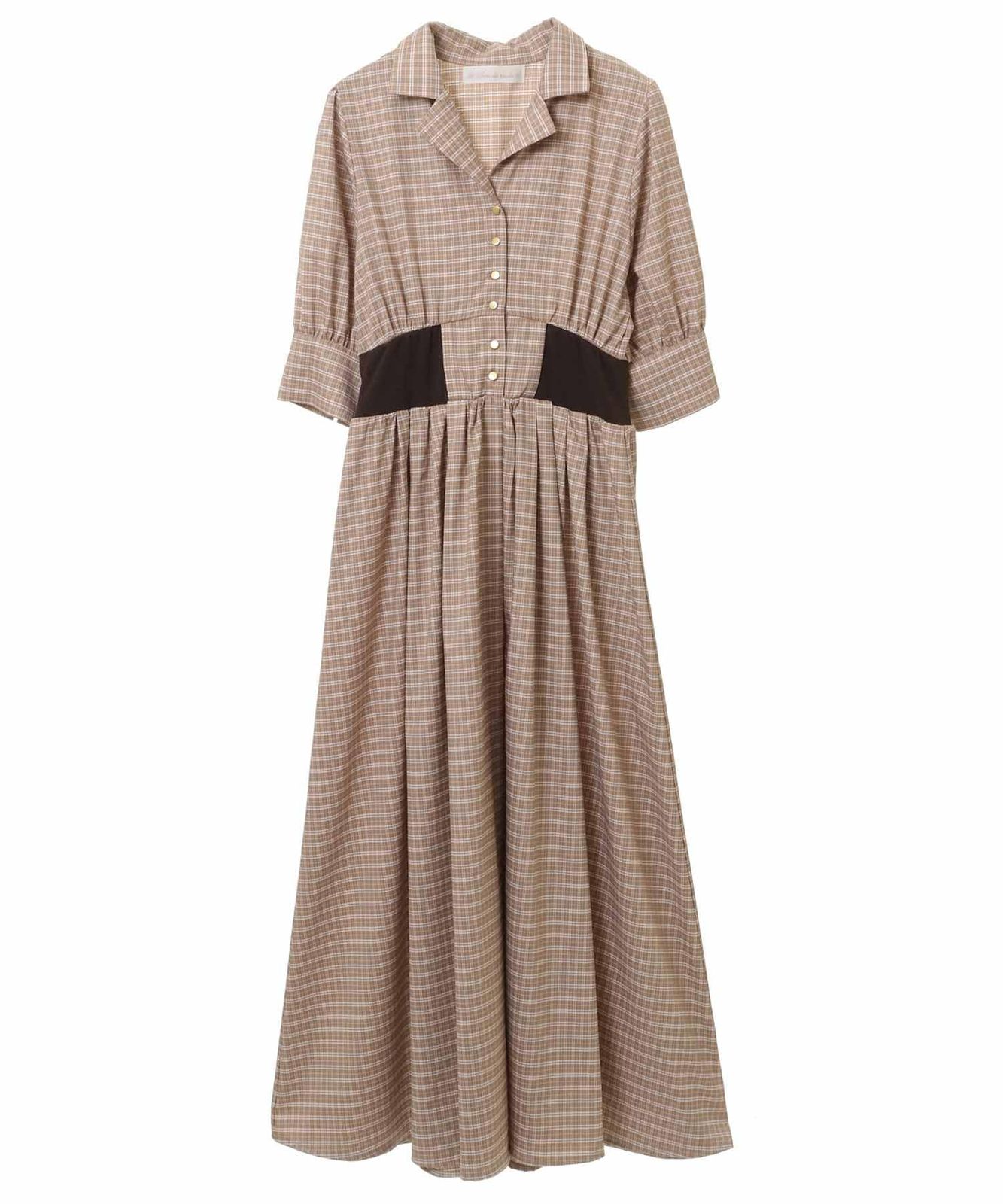 トランテアン ソン ドゥ モード カジュアルドレス ウエストリブシャツワンピース レディース ﾍﾞｰｼﾞｭ