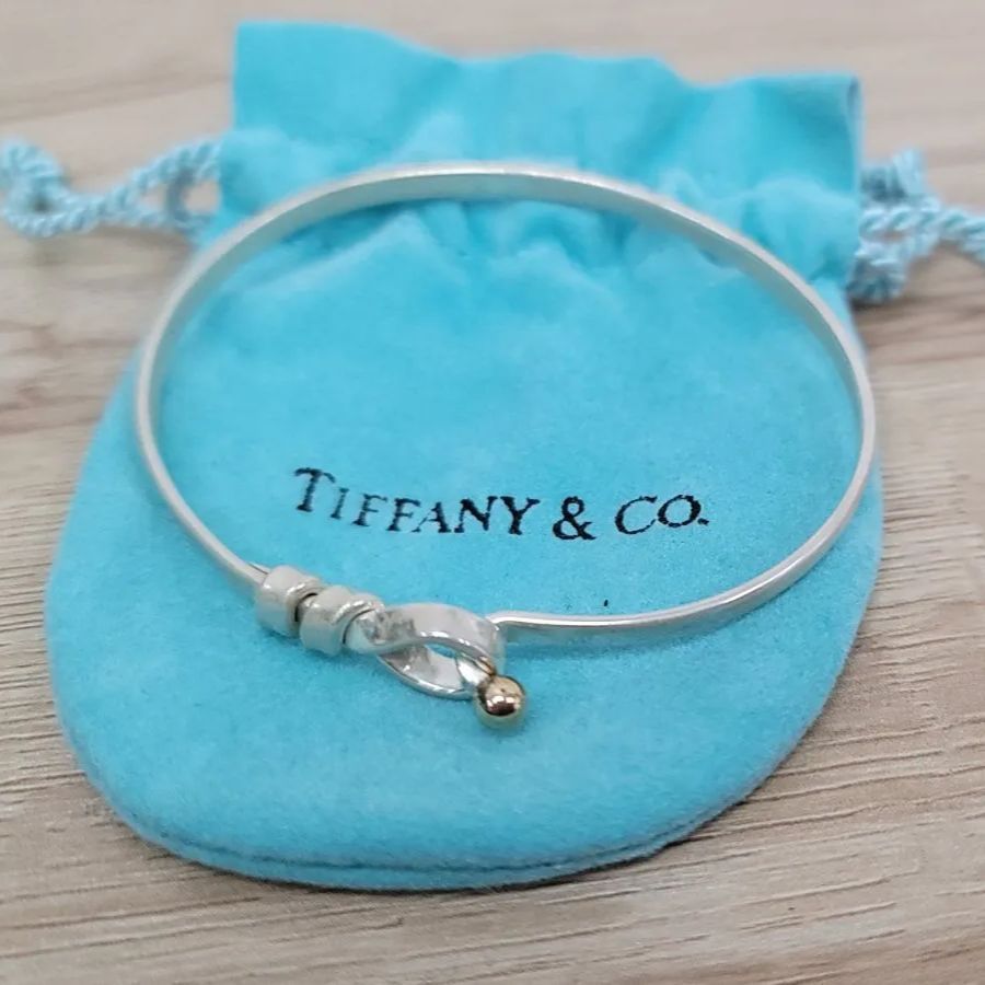 ヴィンテージティファニー コンビ ラブノット フックアンドアイ