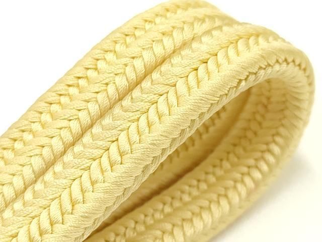 平和屋着物● 上 有職組紐道明 帯締め 冠組 卵色 宮内庁御用 国立博物館御用 東京芸術大学御用 AABB7015ay