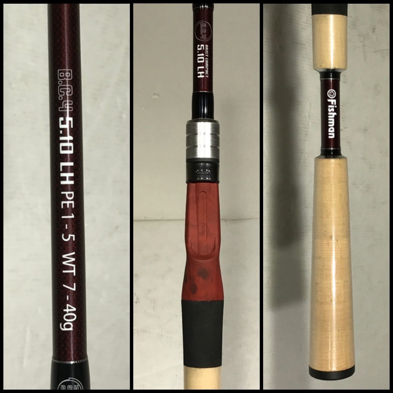  城東72-045 併売 Fishman フィッシュマン BC 4 5.10 LH ルアーロッド ロッド