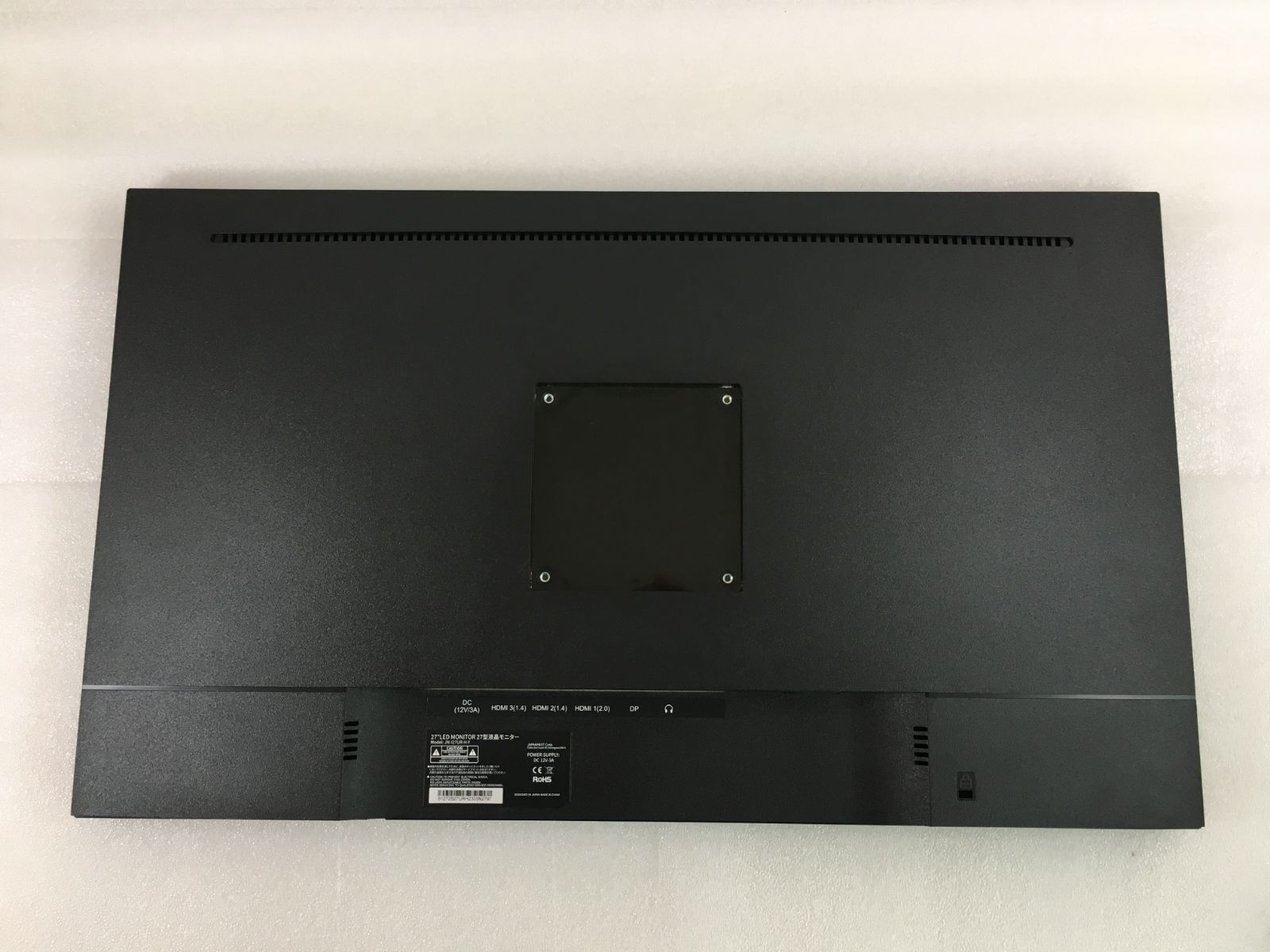 JAPANNEXT 4K HDR対応 27ｲﾝﾁ 液晶モニター JN-I27UR-H-Y HDMI DP