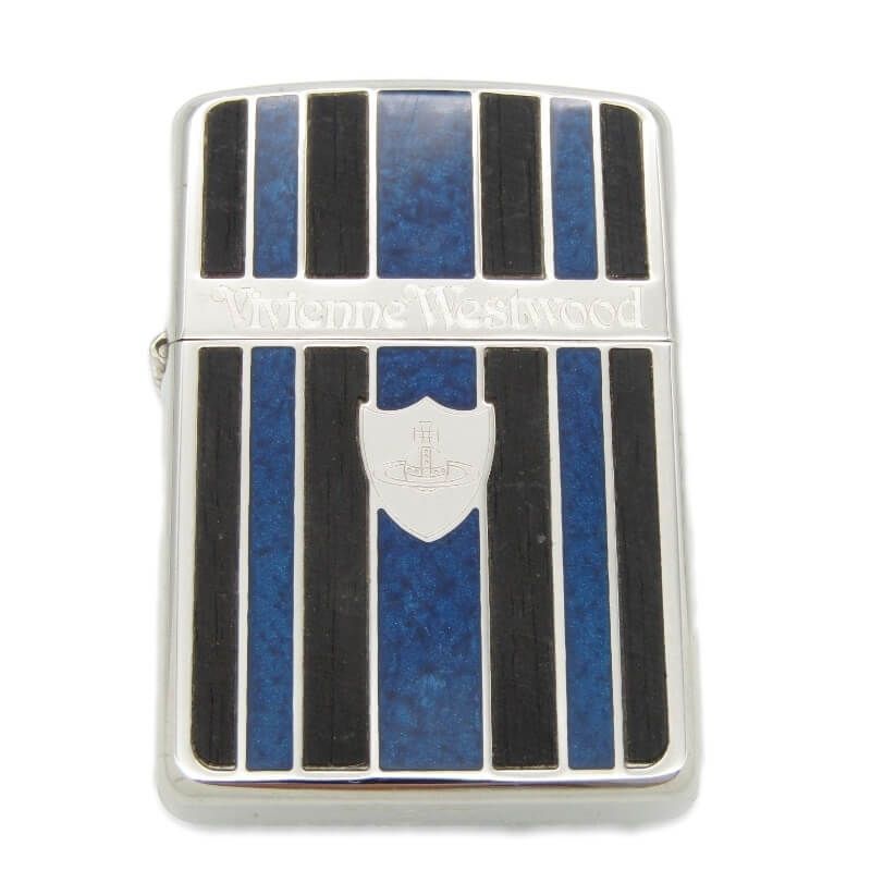 Vivienne Westwood ヴィヴィアンウエストウッド ARMOR ZIPPO ストライプ 2011年製 アーマー ジッポー インレイ 28010100