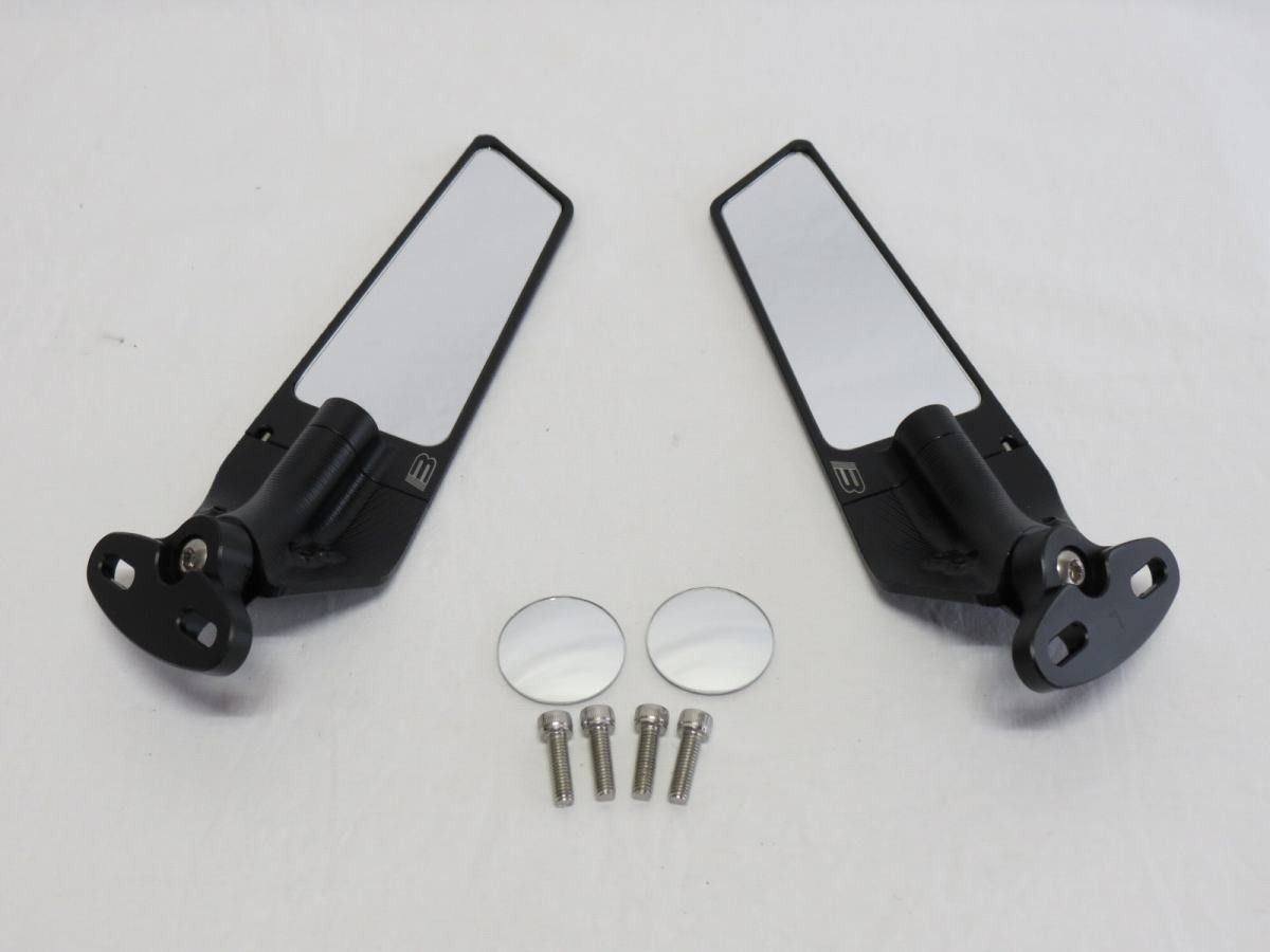 MV Agusta F3 RR 800 675 F4 R RR RC バックミラー 角度調整可 CNC アルミ削りだし 黒 11,850円