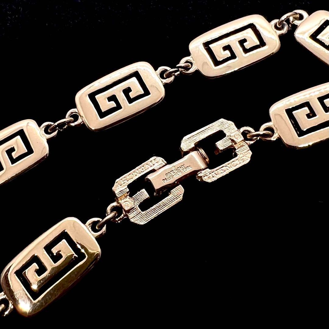 美品☆GIVENCHY ジバンシー ブレスレット Gロゴ ゴールド