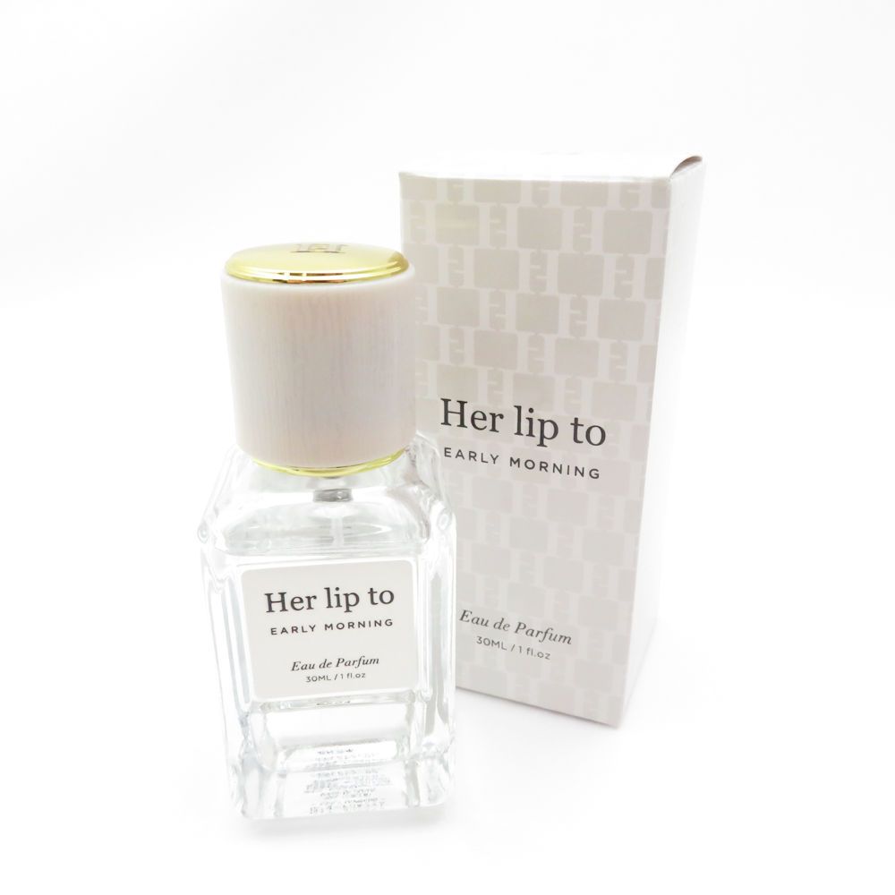 美品 Her Lip to ハーリップトゥ EARLY MORNING 香水 30ml オードパルファム EDP 残量多 BO9196AC
