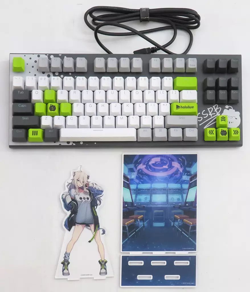 家電サプライ 獅白ぼたん モデル GX1 Keyboard X1UDS1 英語配列 バーチャルYouTuber ホロライブ×REALFORCE