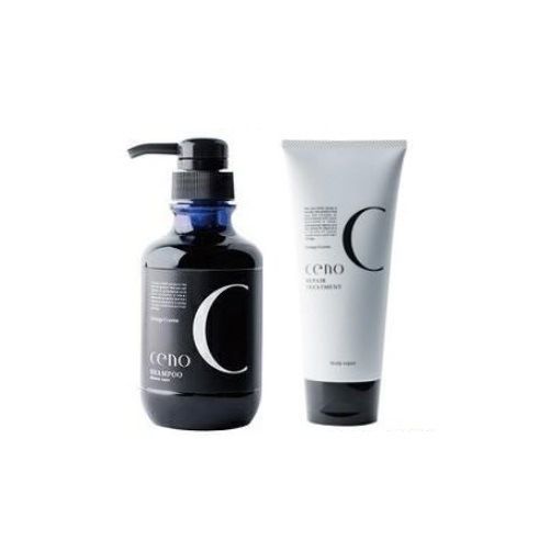 【2種セット】オレンジコスメ セノ ヘマチンシャンプー Hr 350ml + リペアトリートメント SR 200g