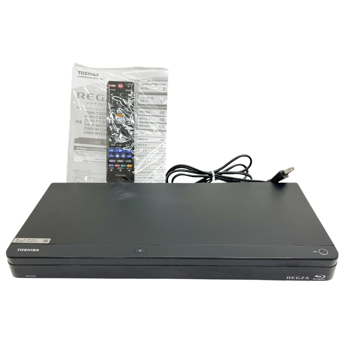 東芝ブルーレイレコーダー DBR-W508 2018年製 TOSHIBA DBR-W508 東芝 HDD/BDレコーダー 3D/BDXL対応品 2018年製 ミニB-