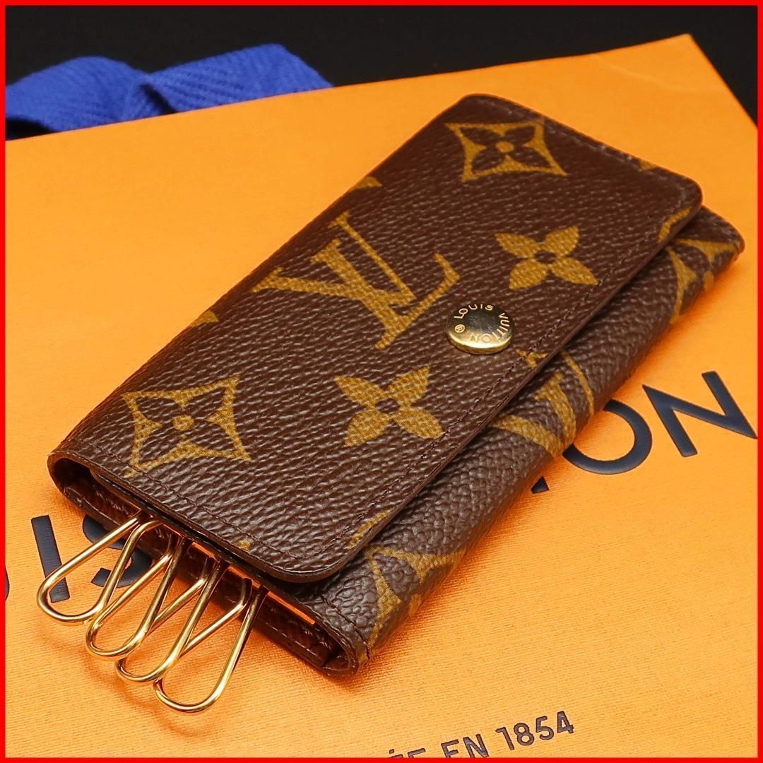 ヴィトン Louis Vuitton キーケース Key case モノグラム Monogram ミュルティクレ4 M69517 仏製 Authentic Mint
