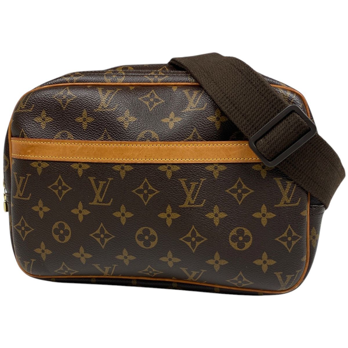 ルイ ヴィトン Louis Vuitton リポーター PM 斜め掛け ショルダーバッグ モノグラム ブラウン M45254 レディース