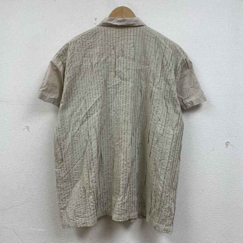 【SIZE:M】90s ISSEY MIYAKE 半袖 イッセイミヤケ トップス 希少 80s 90s issey miyake Archive イッセイミヤケ ストライプ