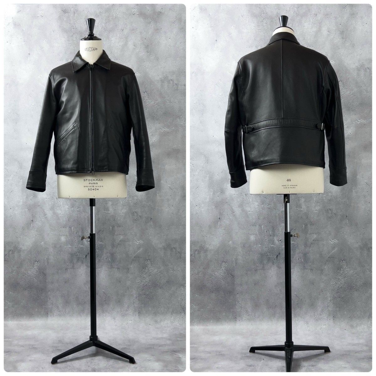 未使用級 2024AW AMPLIATE アンプリアーテ 中綿 キルティング 本革 羊 