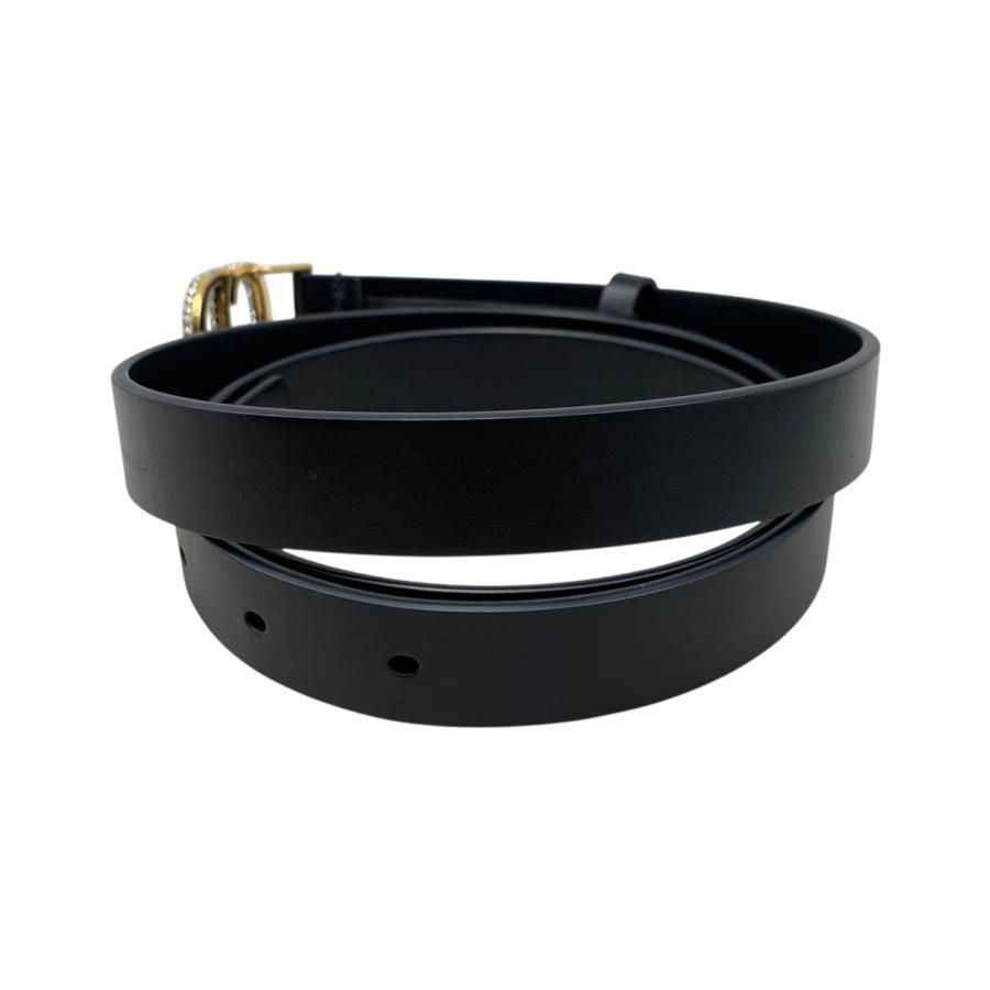 クリスチャンディオール ラインストーン CDロゴゴールド金具 DIOR ブラック