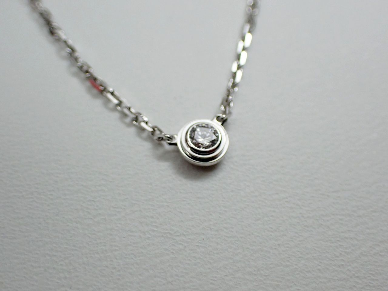 Cartier ダムール ホワイトゴールド XS カルティエ ダムールネックレス