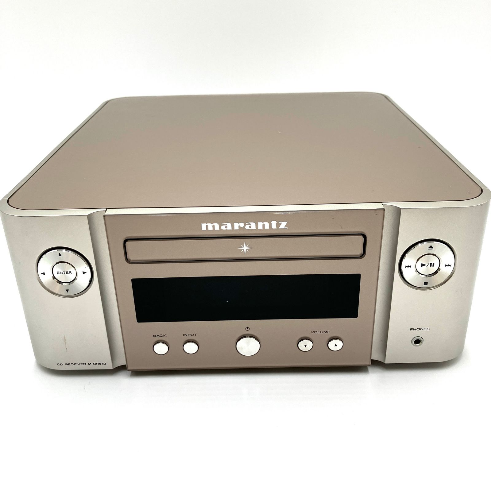 マランツ Marantz M-CR612 CDレシーバー Bluetooth・Airplay2 ワイドFM対応/ハイレゾ音源対応 シルバーゴールド  M-CR612/FN - メルカリ