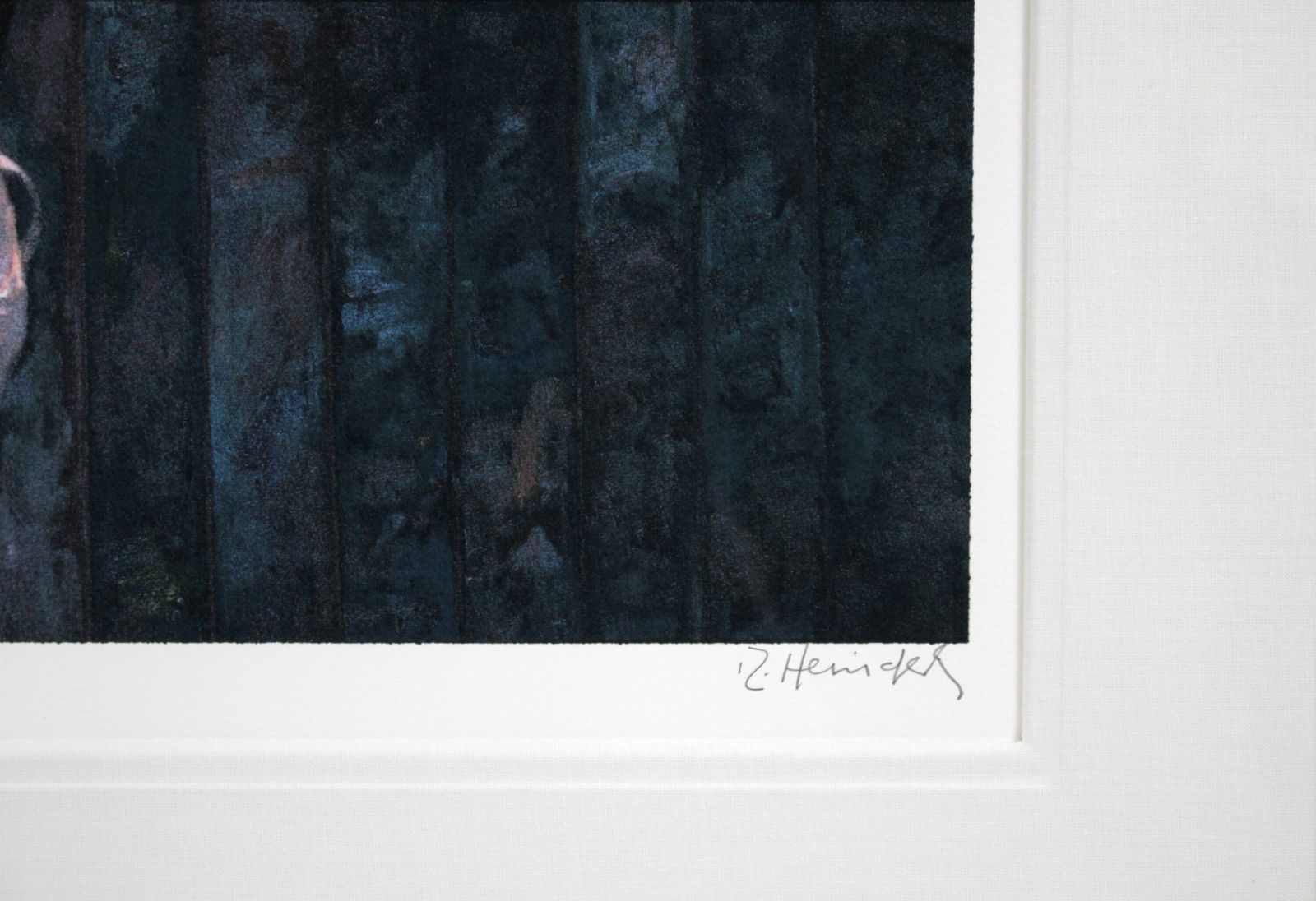 ロバート・ハインデル 「ダンサーインブラックオンブラック」 シルクスクリーン 版画 絵画 ロバート・ハインデル 「ダンサーインブラックオンブラック