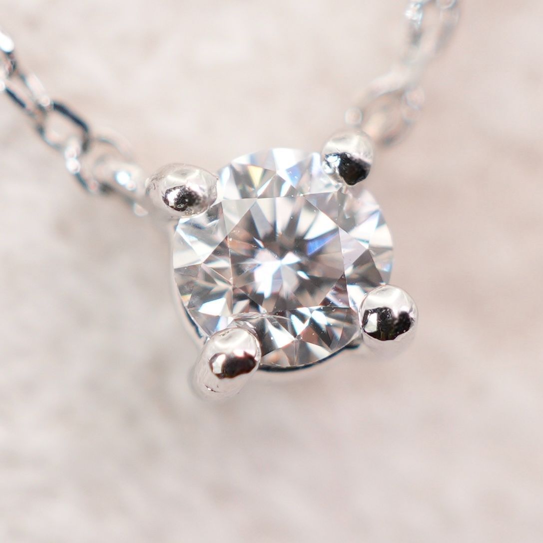 スタージュエリーPt950 ネックレス 0.15ct