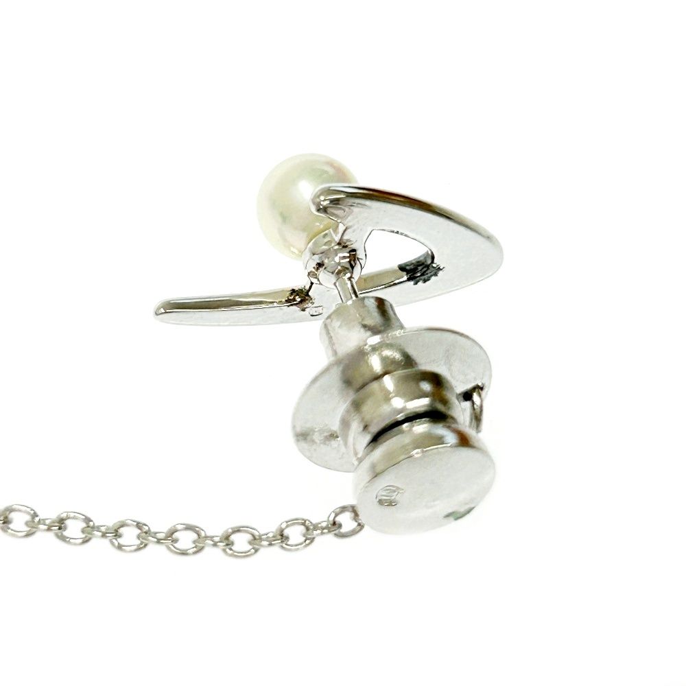 未使用 MIKIMOTO ミキモト カフス タイタック タイピン シルバー MIKIMOTO - 【中古】 ミキモト カフス タイピンセット シルバー