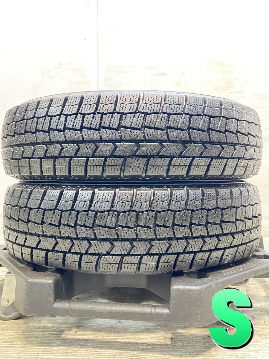 155/65R14  nダンロップ ウィンターマックス WM02 n中古タイヤ スタッドレスタイヤ 2本セットn w14241220970