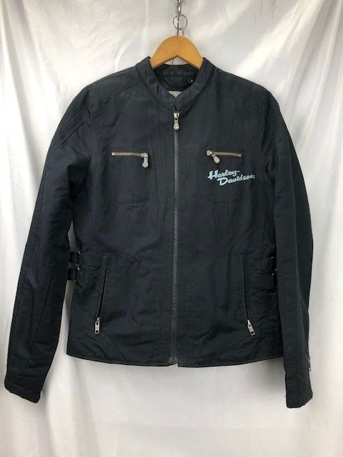 美品★ハーレーダビッドソン XL ナイロン シングル ライダースジャケット 黒 楽天市場】harley davidson シングルライダースジャケットの通販
