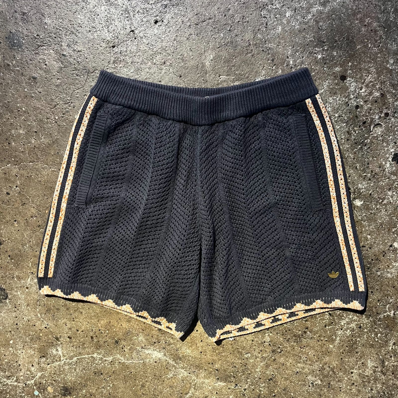 新品⭐︎ adidas clot アディダス×クロット クロシェショーツ ベージュ adidas CLOT Crochet Shorts Beige M