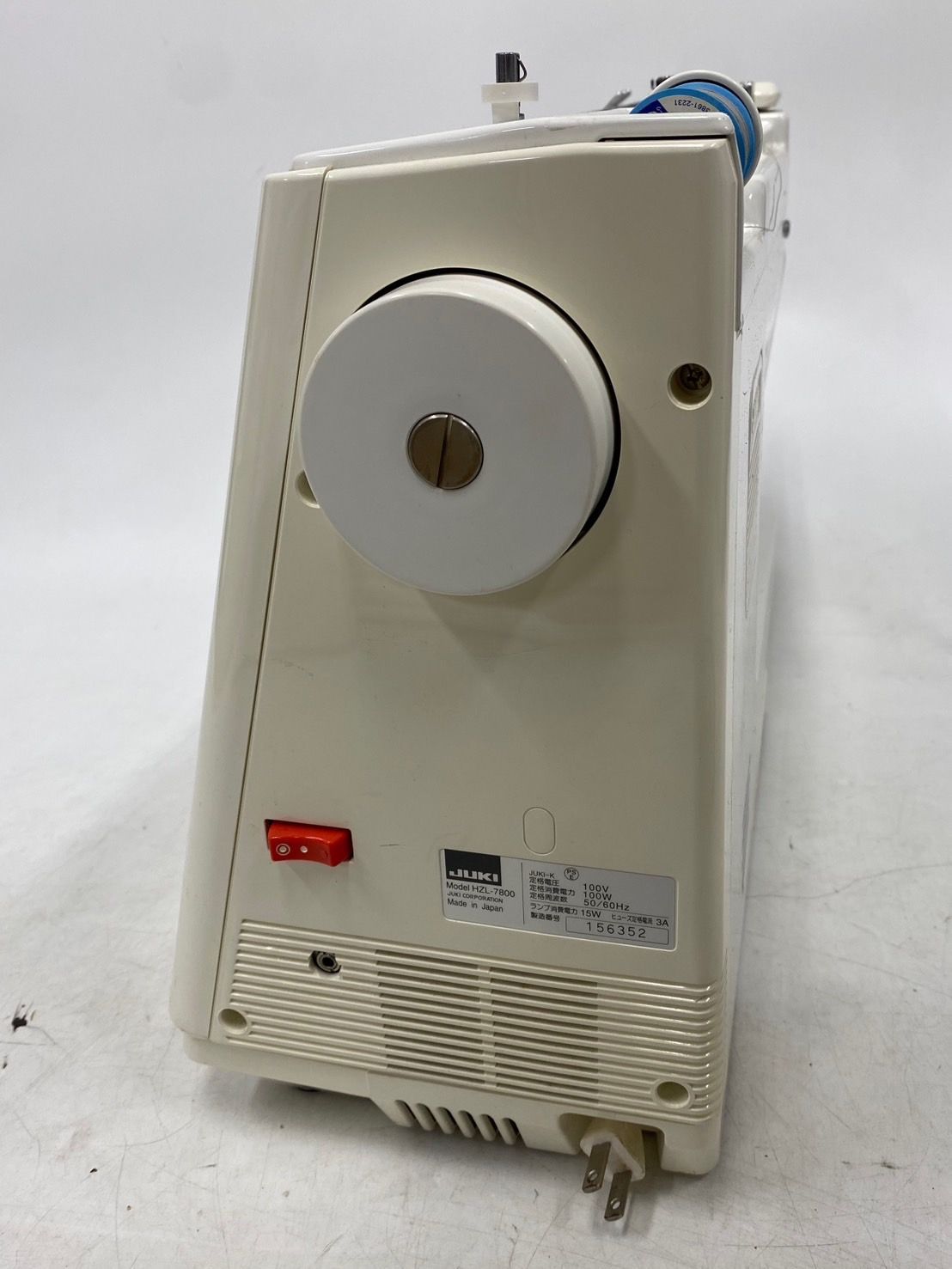 JUKI ジューキ the misin HZL-7800 コンピューターミシン 通電確認済み