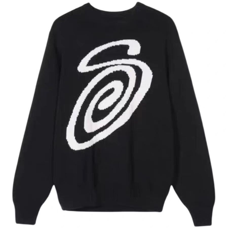 新品 特価値 STUSSY Curly Logo ニットセーター ユニセックス 冬物 