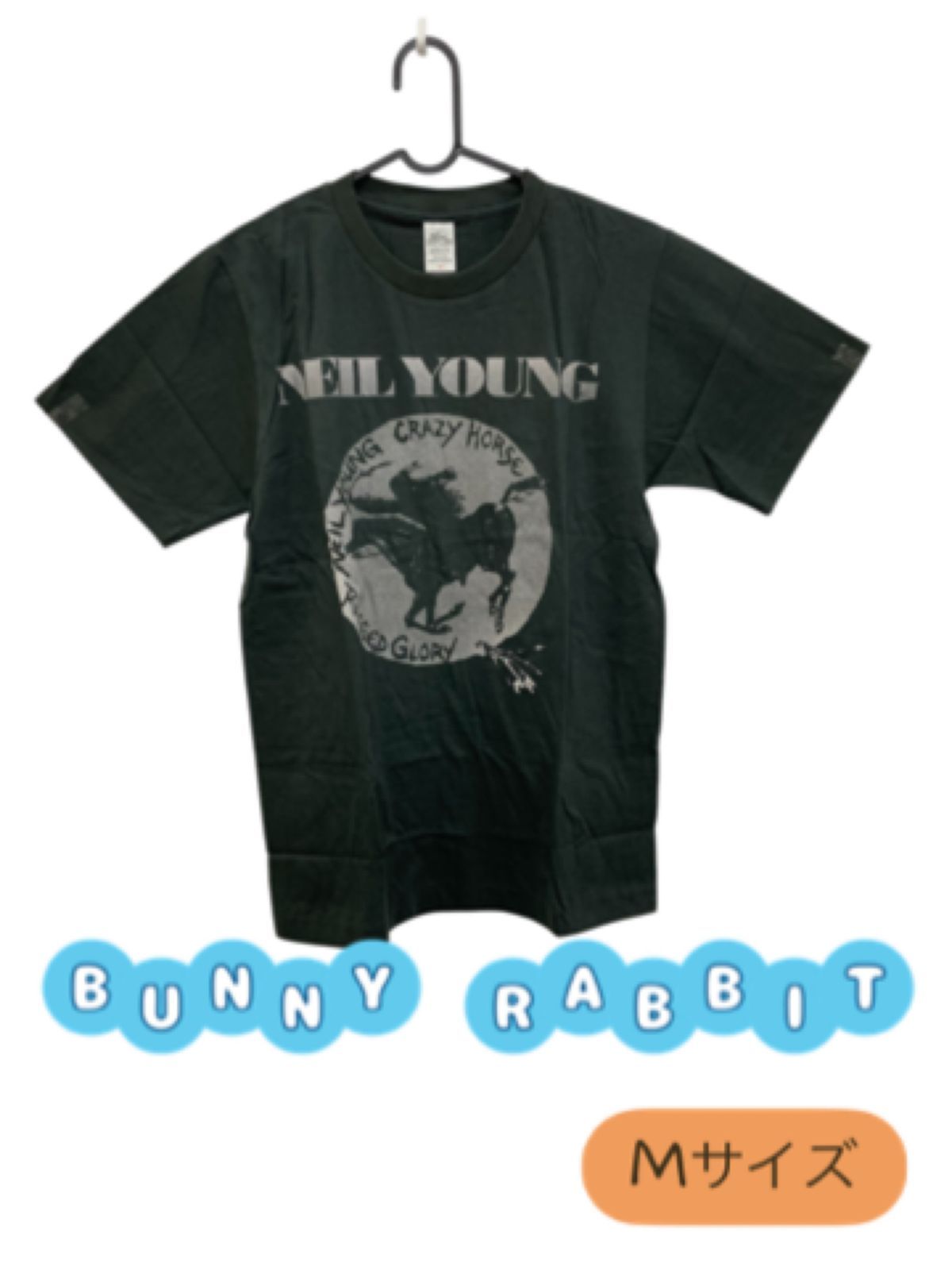 デザインTシャツ BUNNY RABBIT Neil Young ニール・ヤング