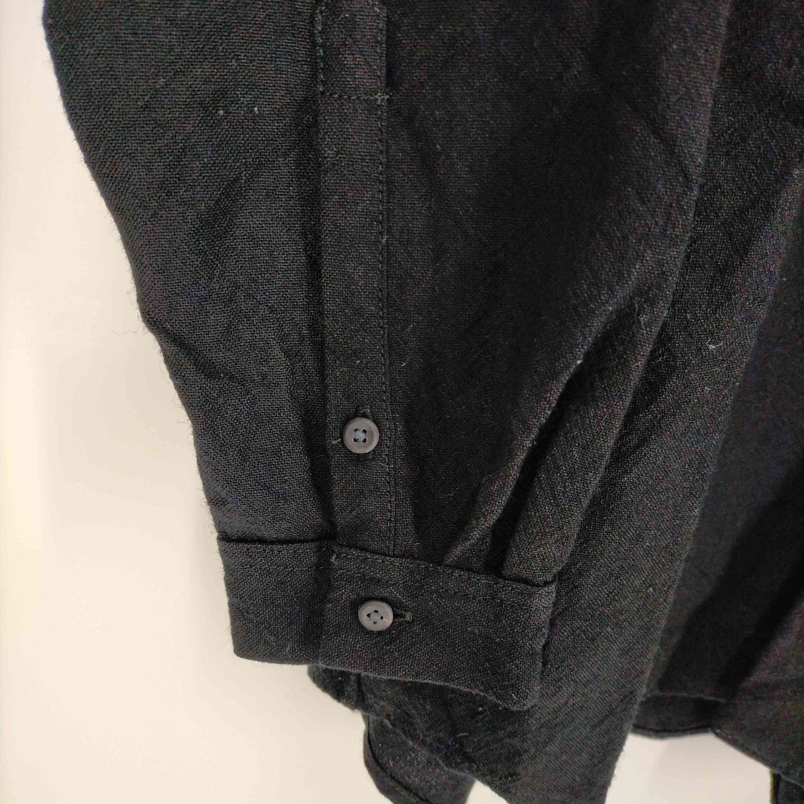 フランネル Phlannel ARLES WOOL LINEN OVER SIZED SHIRT BLOUSON