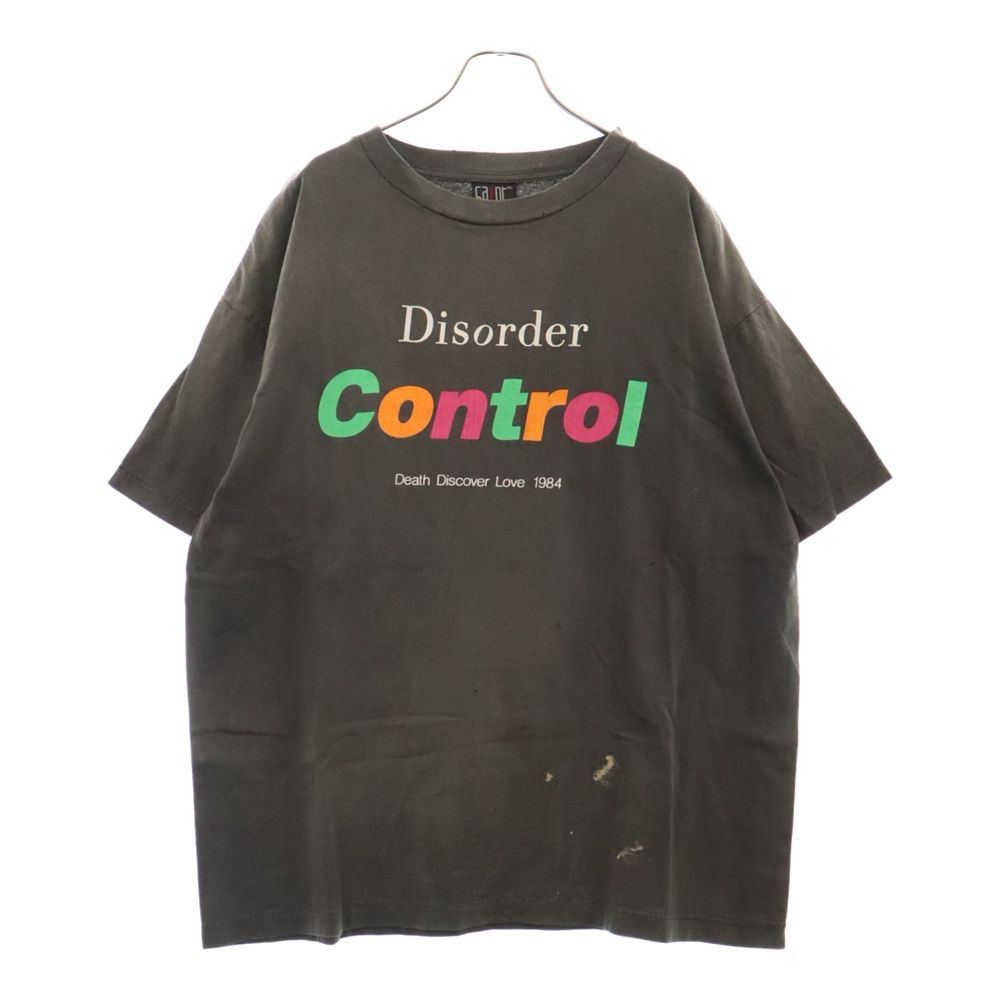 SAINT MICHAEL (セントマイケル) 23SS JOURNAL STANDARD Control Tee ジャーナルスタンダード コントロールプリント半袖Tシャツ チャコールグレー SM-S23-0000-001