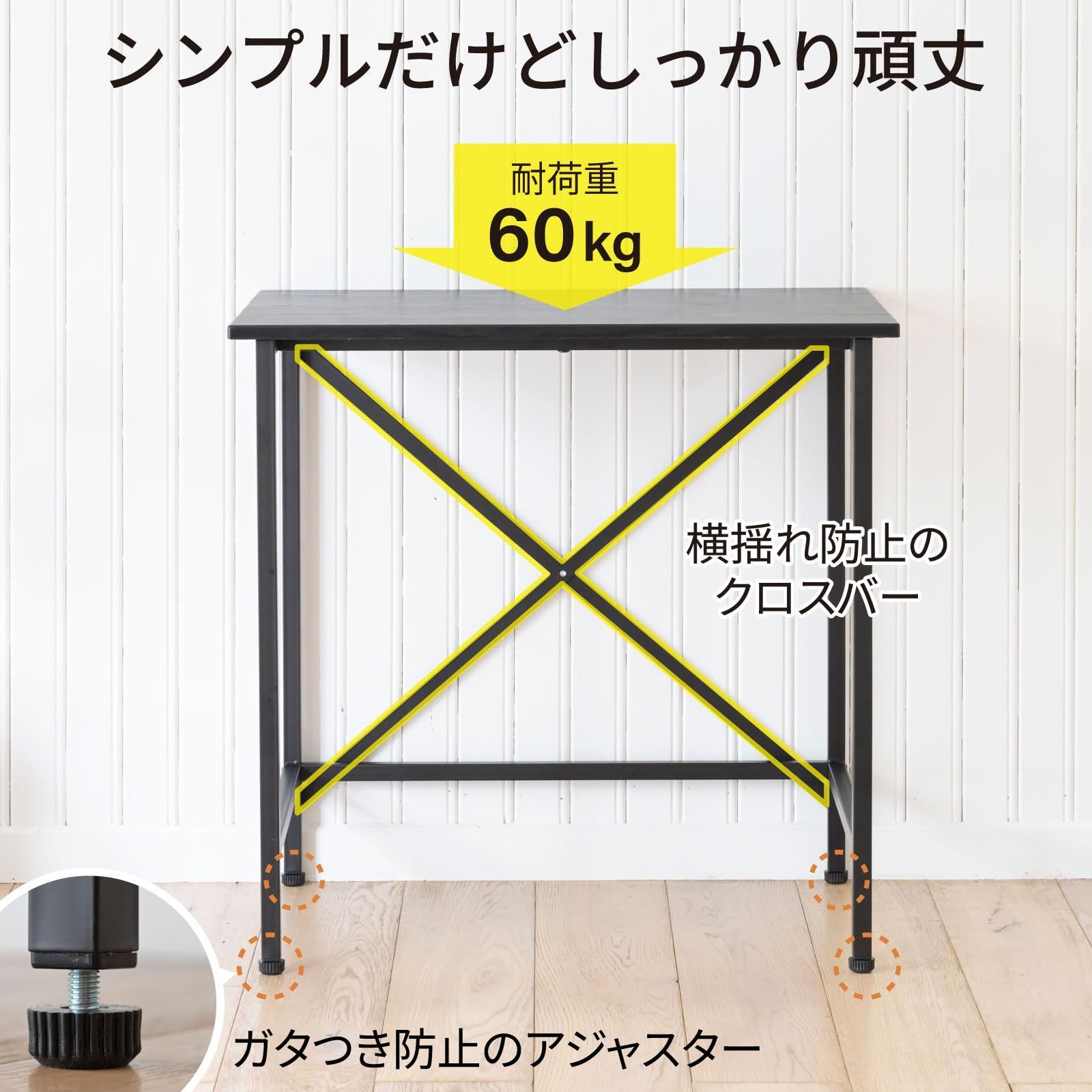 M2778-134-98】パソコンデスク 幅120cm 引き出し3個付き 幅120