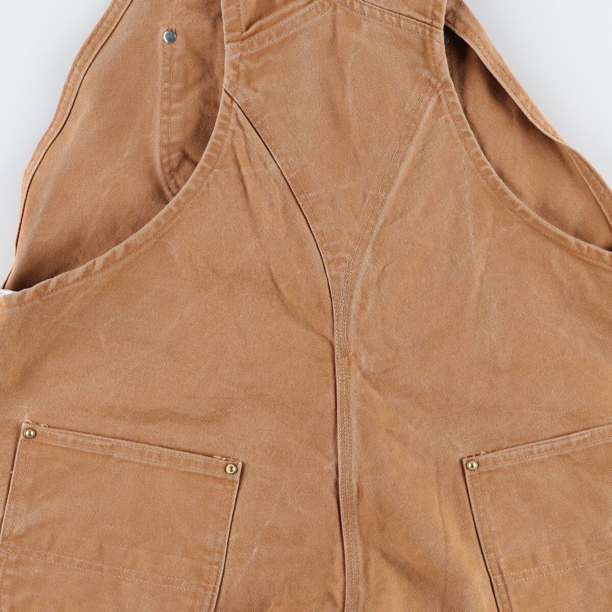 早い者勝ち カーハート ダブルニー オーバーオール ダック サロペット 古着屋 80's Carhartt ダブルニー！ ダックオーバーオール USA製 240720
