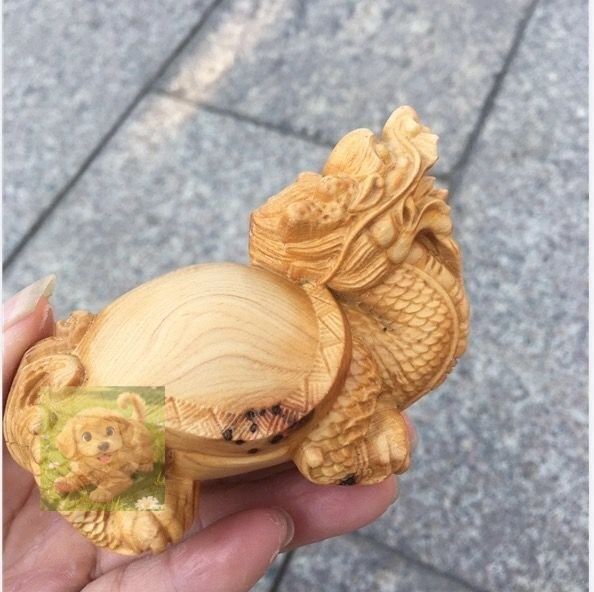 竜亀 龍亀 霊亀 上品 飾り置物 美術 精彫造像