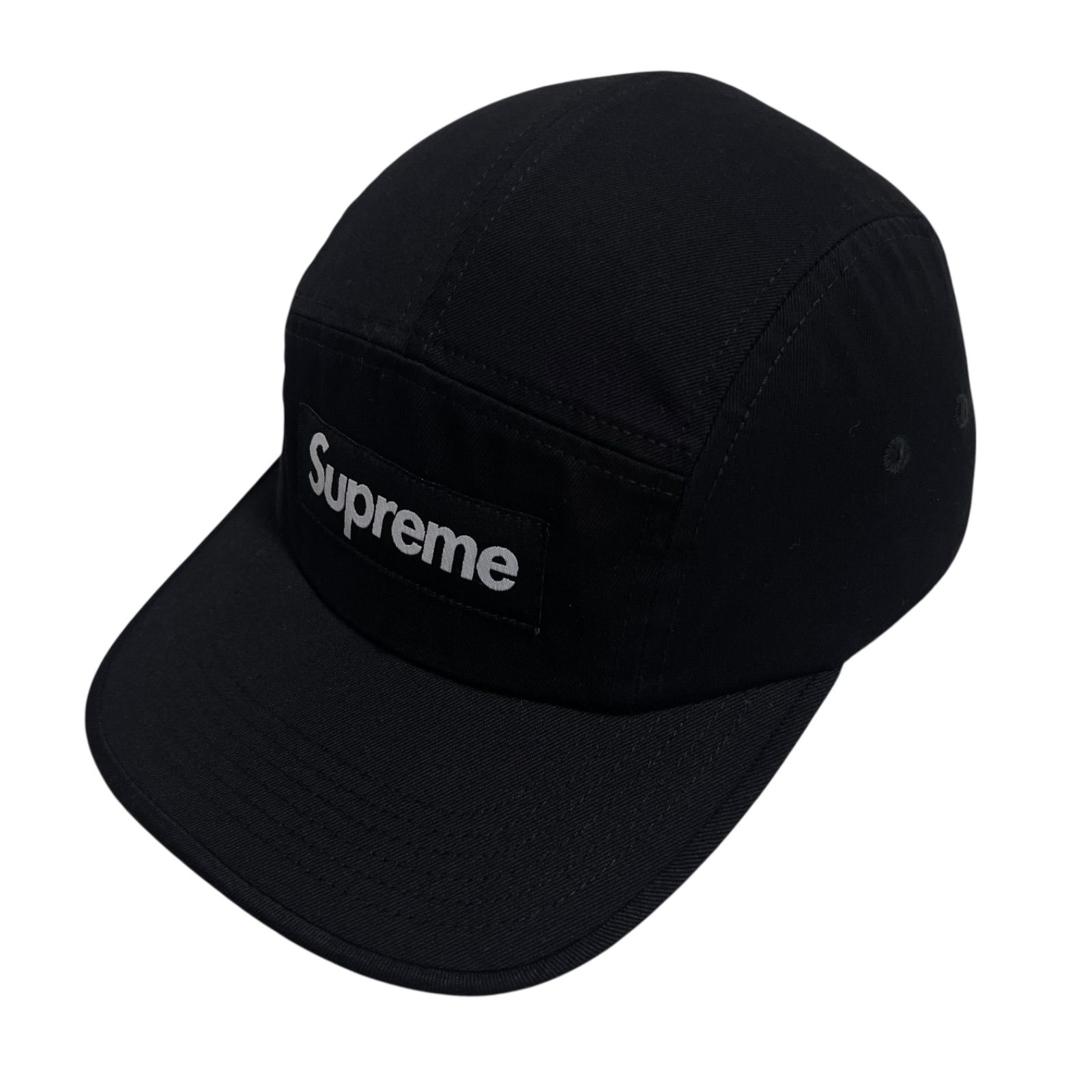 7815 Supreme 24SS Washed Chino Twill Camp Cap ウォッシュド チノ ツイル キャンプ キャップ Black ブラック
