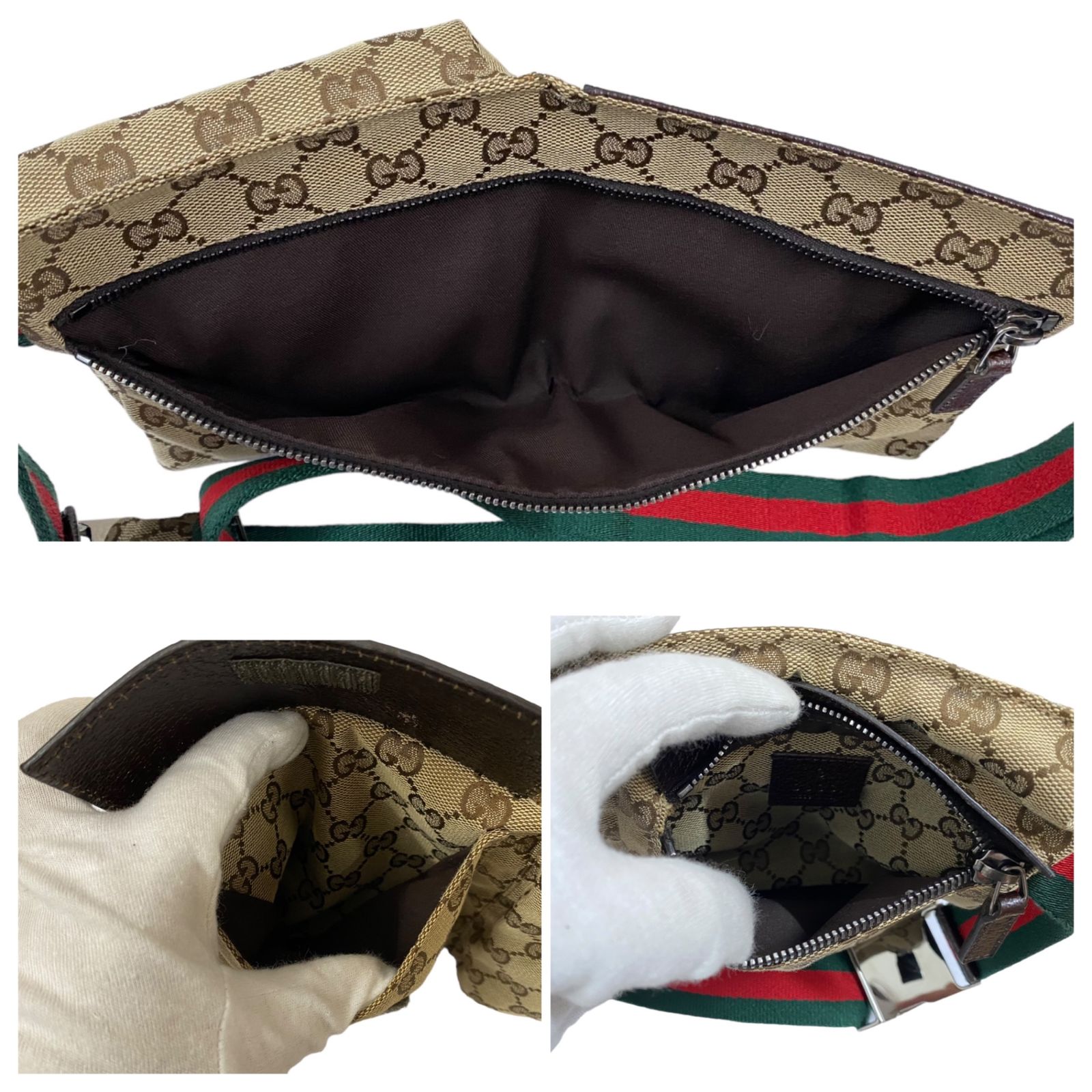GUCCI (グッチ) ウエストバッグ ボディバッグ ウエストポーチ CG