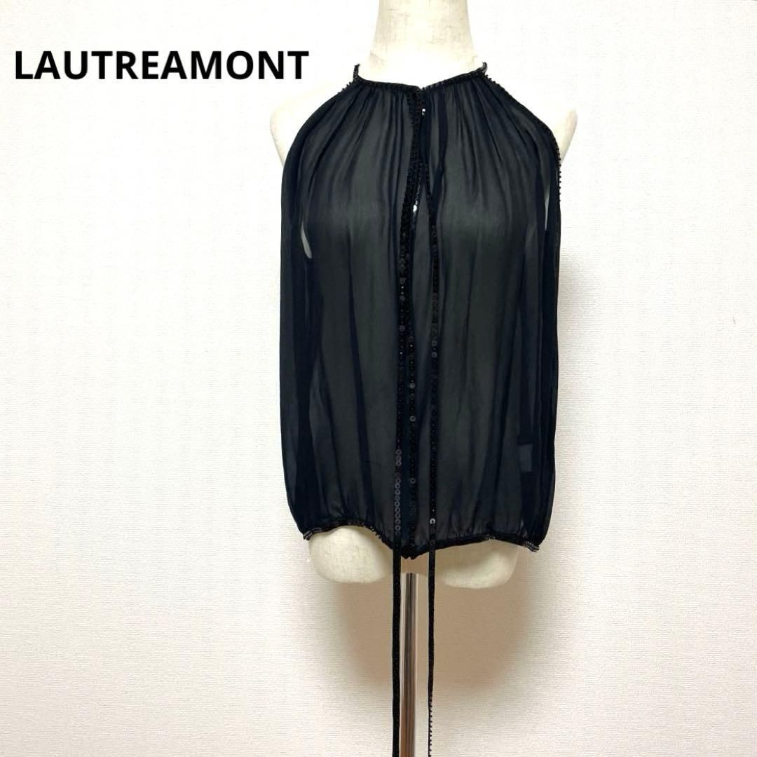 LAUTREAMONT ロートレアモン シースルー ノースリー ブトップス - メルカリ