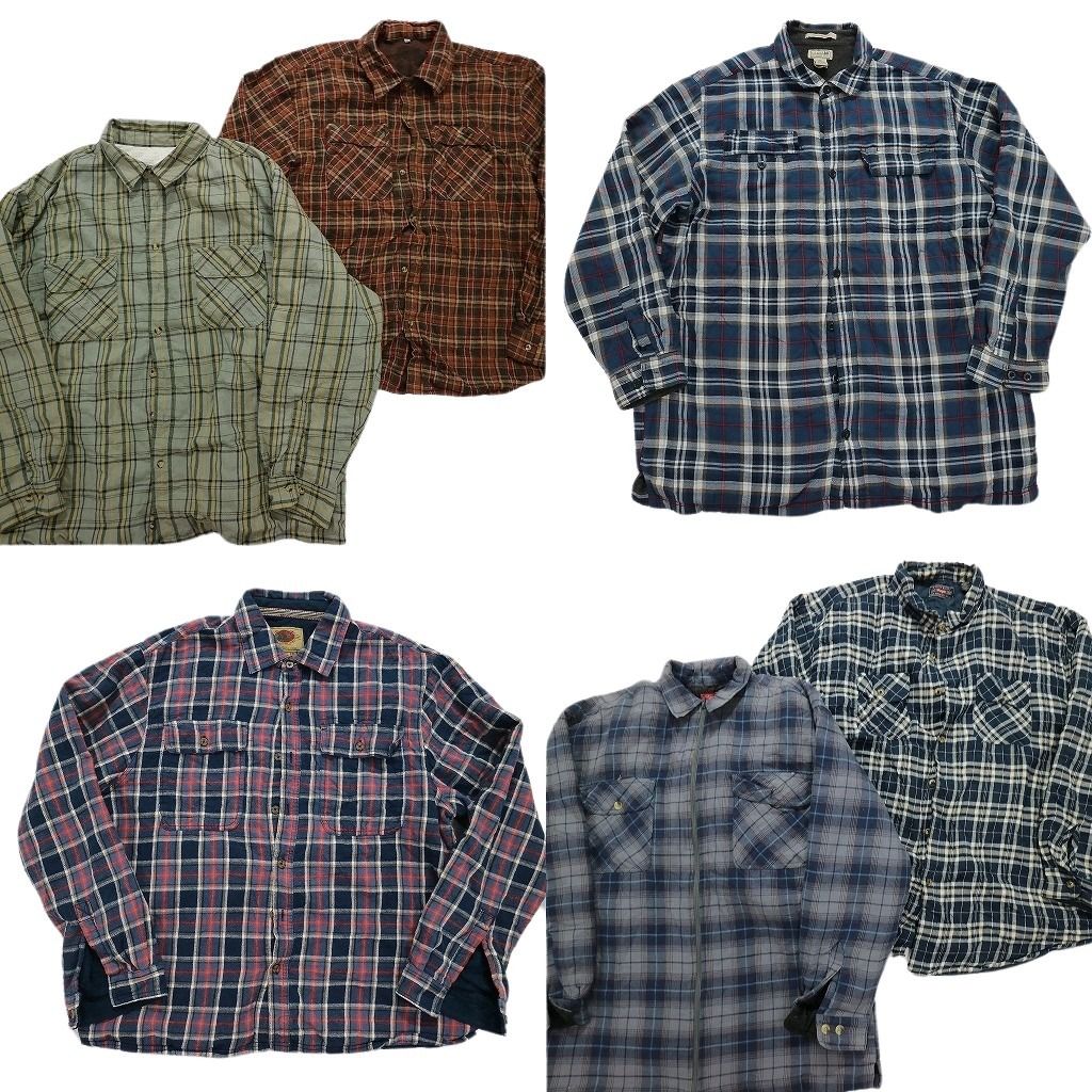 チェックシャツセット　エルエルビーン　ラルフローレン　古着　卸　まとめ売り チェックシャツセットエルエルビーンラルフローレン古着卸まとめ売り
