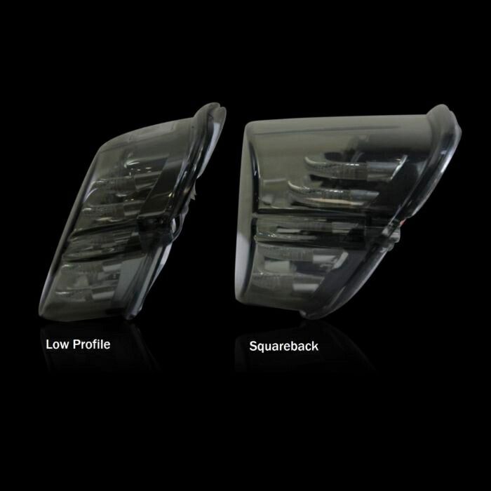 PROBEAM LOW テールライト スモーク/ ナンバープレート照明窓有り PROBEAM LOW PROFILE LEDテールライト＆ターンシグナル：レッドレンズ
