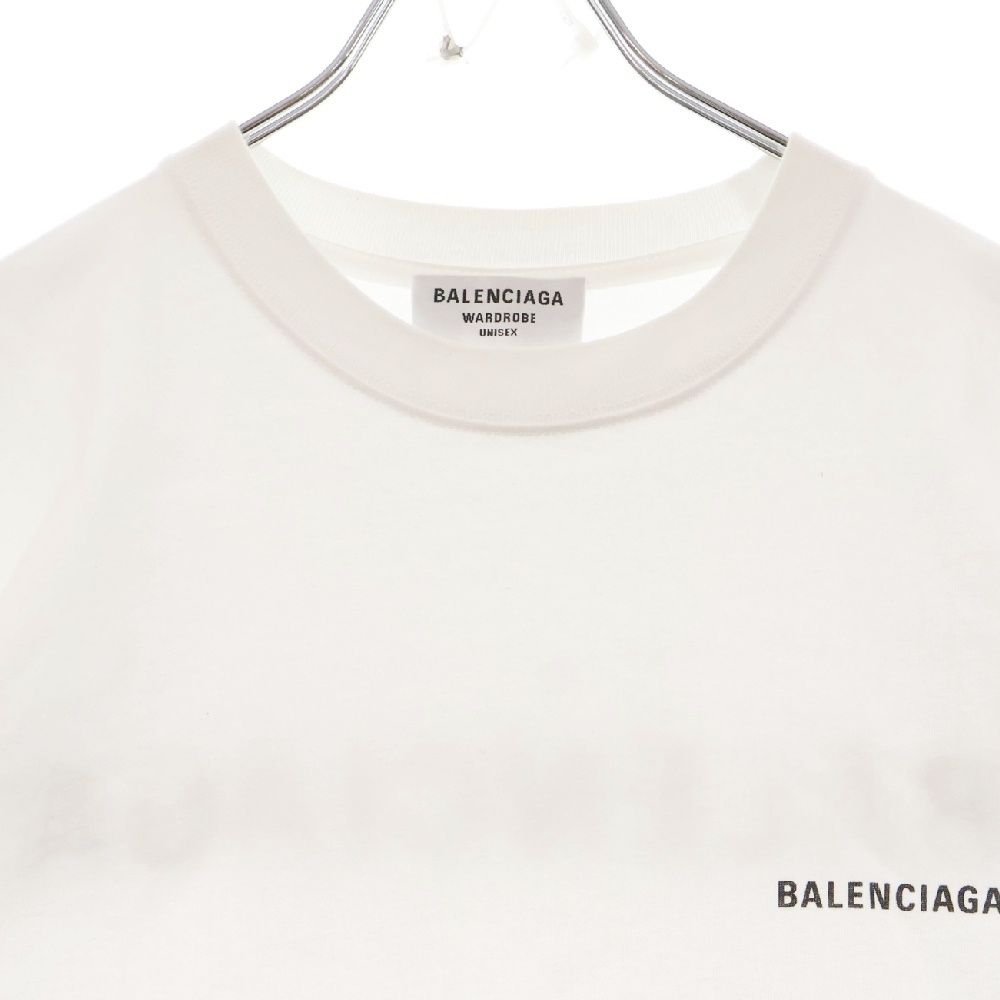 BALENCIAGA バックロゴプリントTシャツ