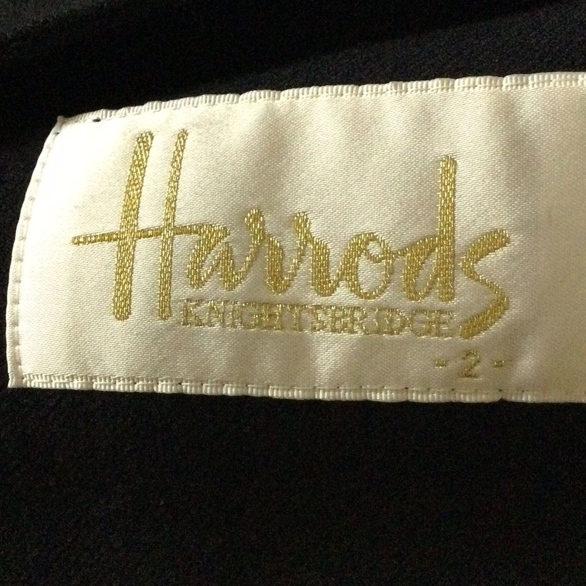 HARRODS(ハロッズ) Pコート サイズ2 M レディース - 黒 長袖/肩