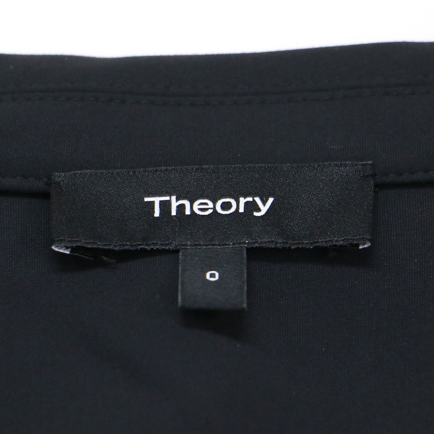 Theory セオリー ジャケット ブラック 黒 サイズ:0 S / テーラード ジャケット / PRECISION PONTE CASUAL BLAZER LS 1B ボクシーシルエット ストレッチ ナイロンジャージー ウォッシャブル / アウター 上着 羽織り / 日本製 【レディース】【中古】【K4479】 Theory セオリー ジャケット ブラック 黒 サイズ:0 S / テーラード