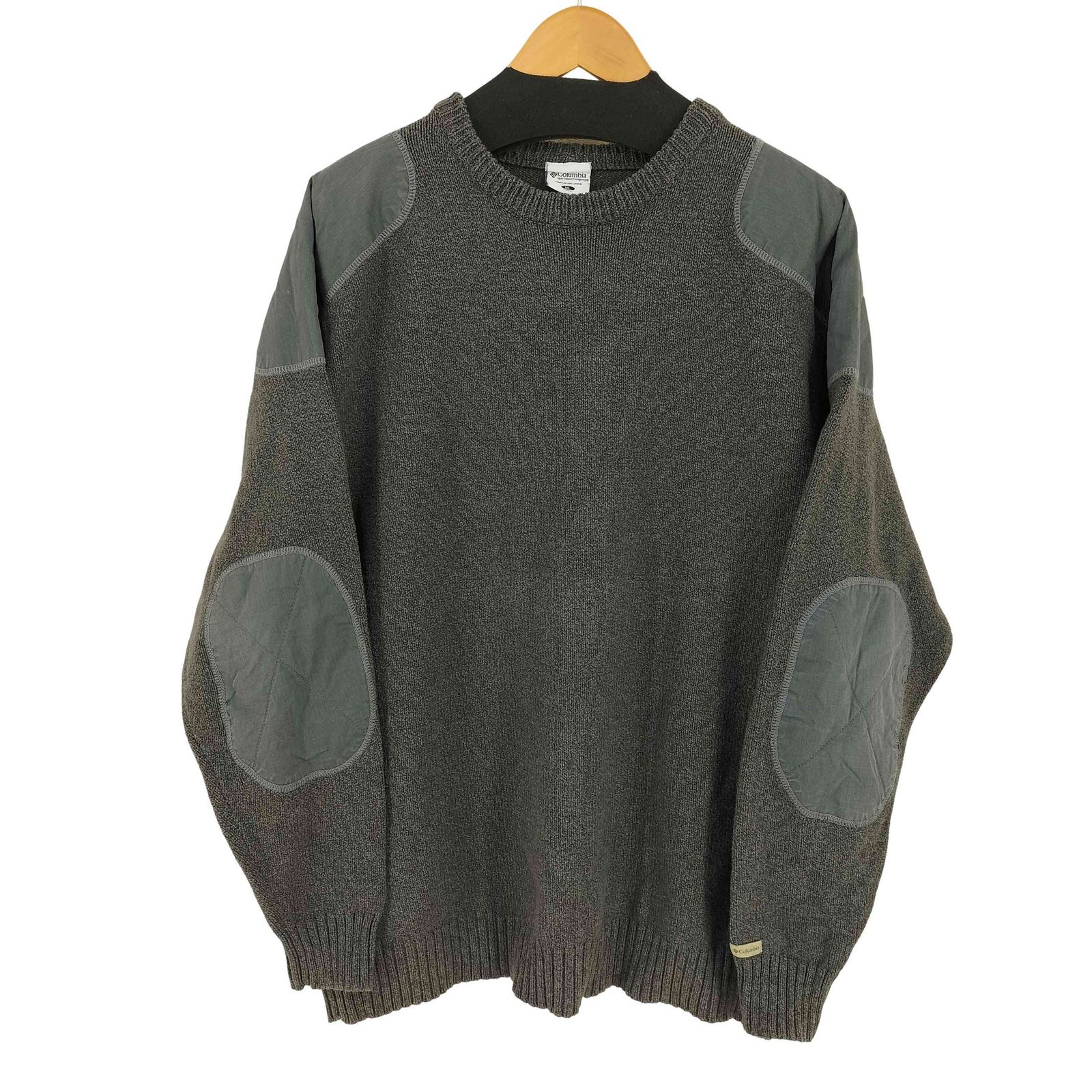 コロンビア Columbia アクリルコットン エルボーパッチ コマンドニット メンズ JPN：XL 